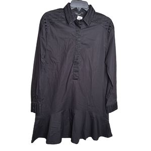 Elliatt Revolve Black Water Shirt Dress Long Sleeve Ladies Size Small